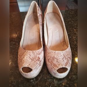Aerosoles A2 10.5 Peep Toe Pumps, Taupe, Beige